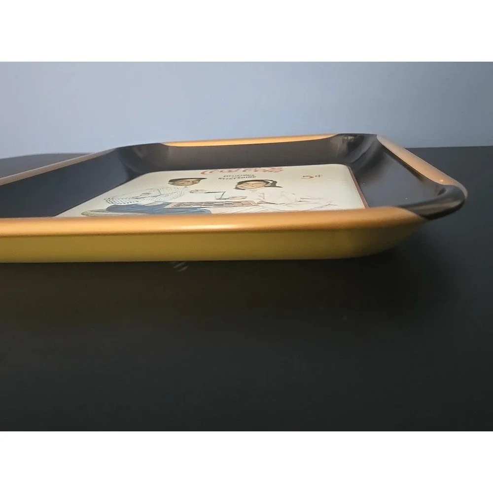 Vintage 1994 Coca Cola Tray Winning Smiles John Solomon‎